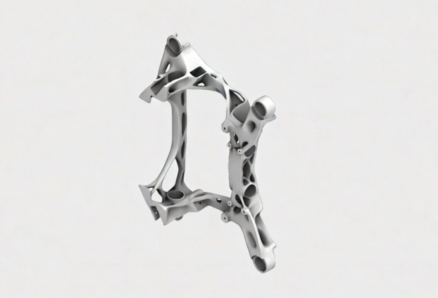 Large metal AM automotive rear subframe node example